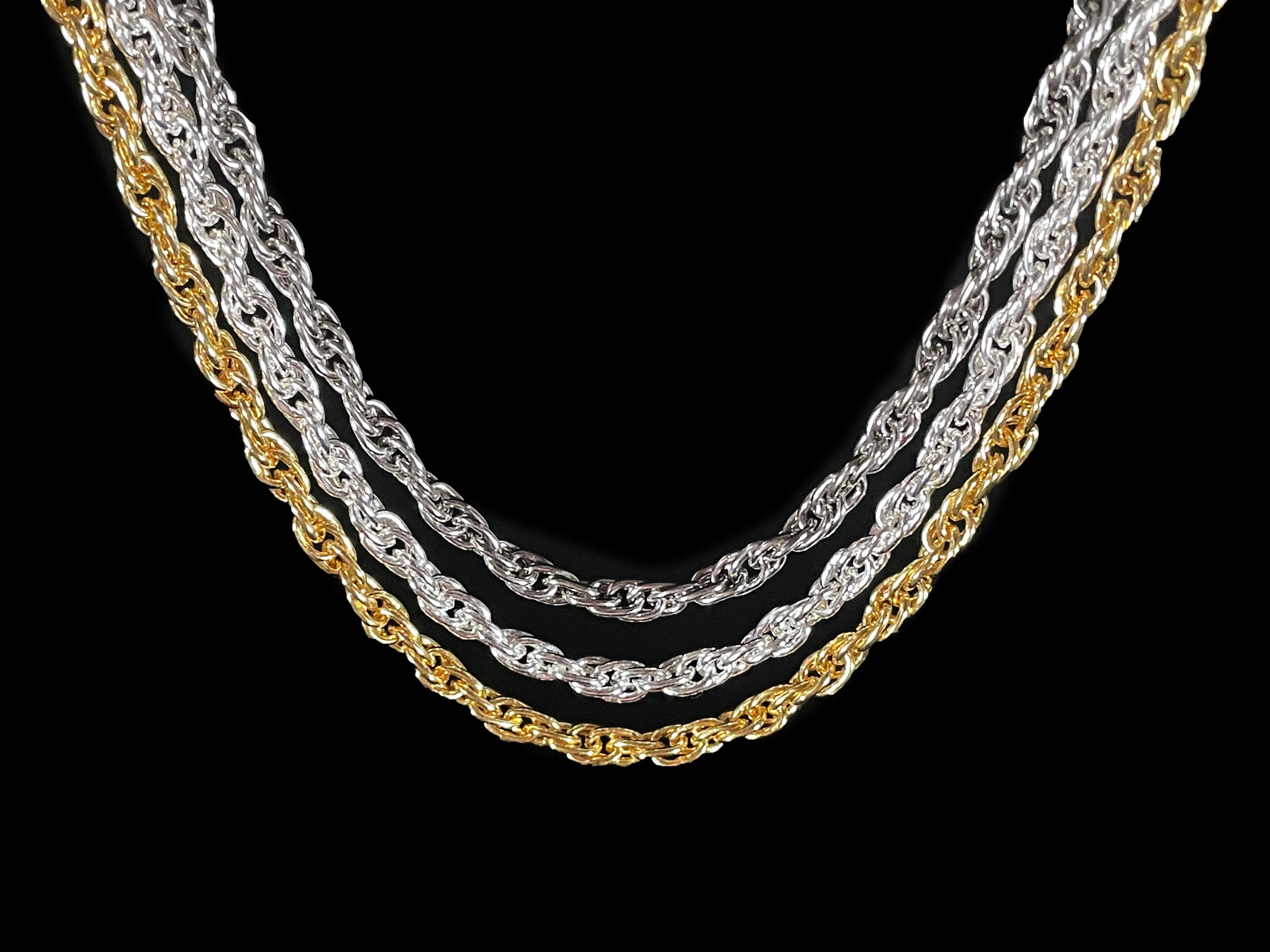 Platinum Rope Chain  Rope chain, Demi fine jewelry, Chain