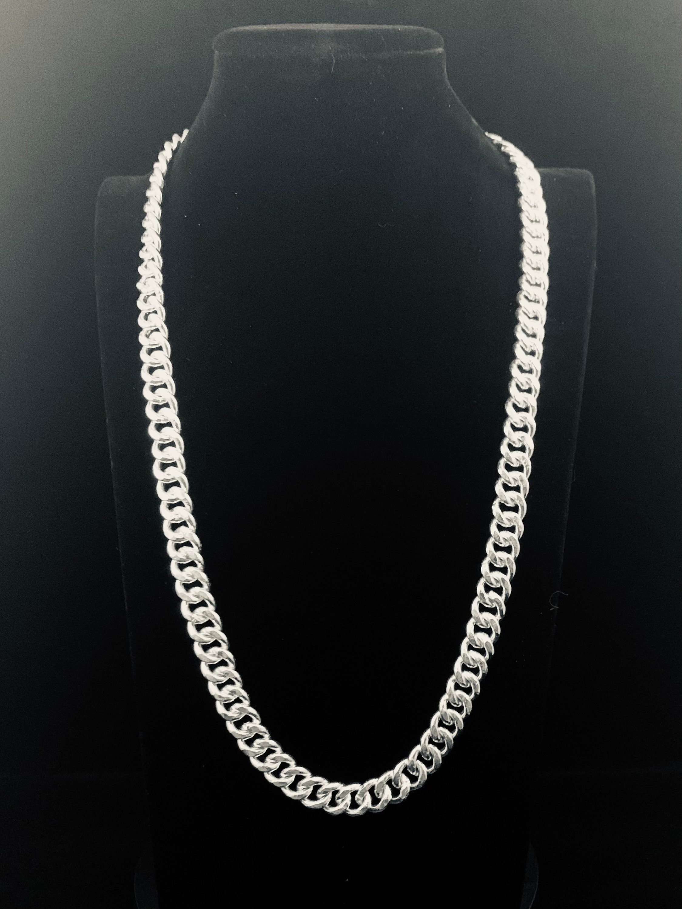 Cuban Links .999 PURE Fine Silver Handmade Chain Necklace Etsy