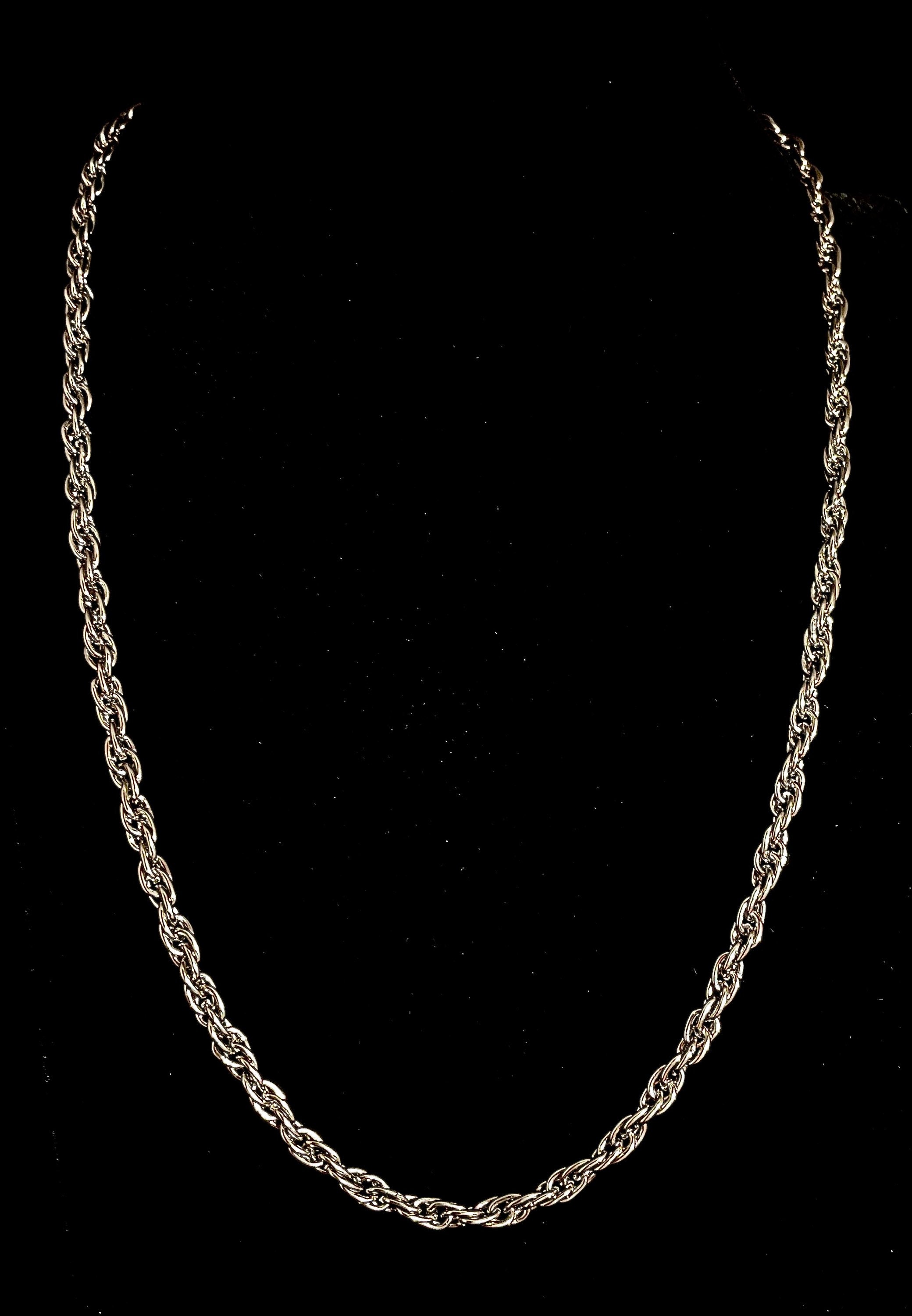 999 Platinum Rope Chain or 24k Gold Handmade Necklace Etsy