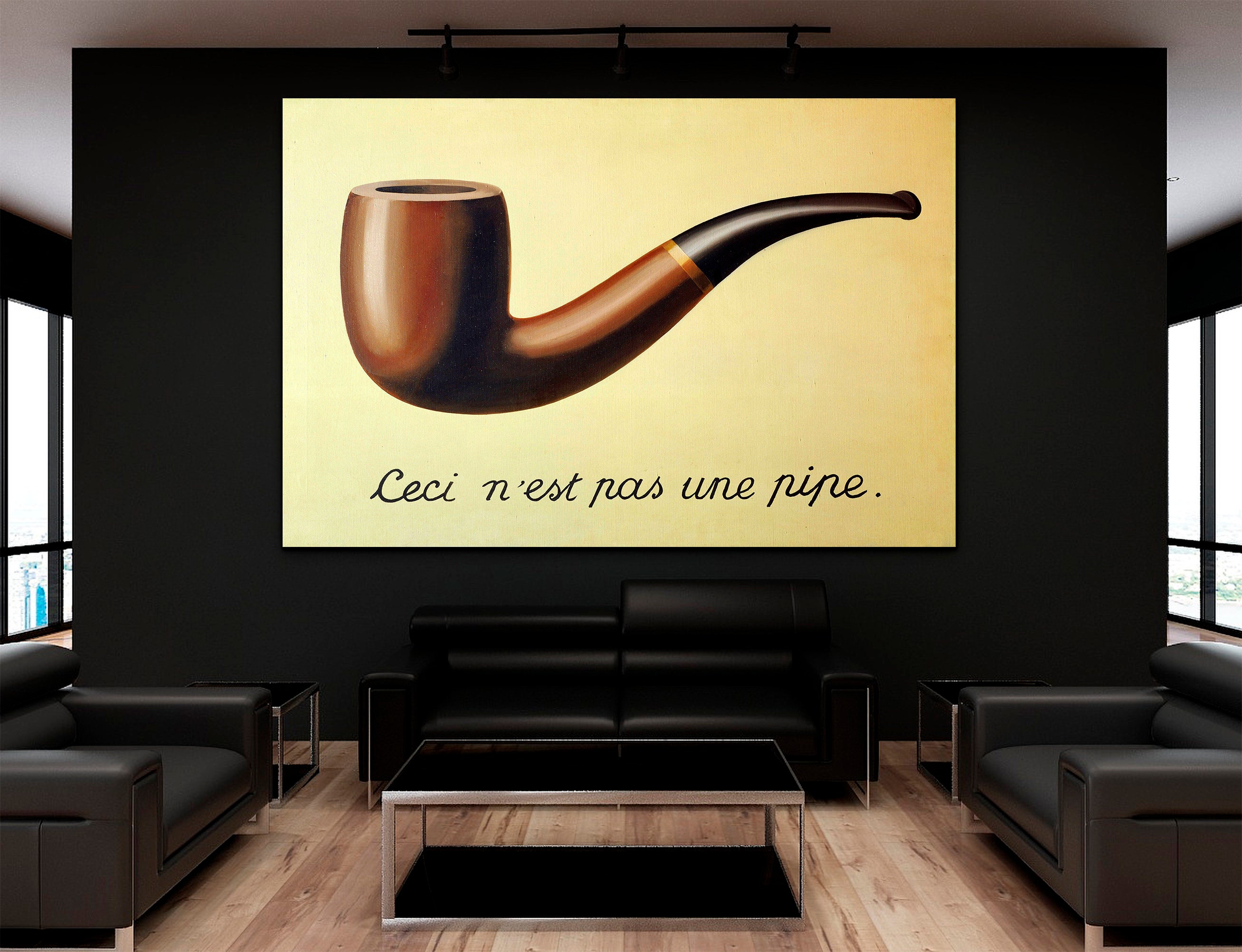 René Magritte The Treachery of Images 1929 Surrealism High | Etsy