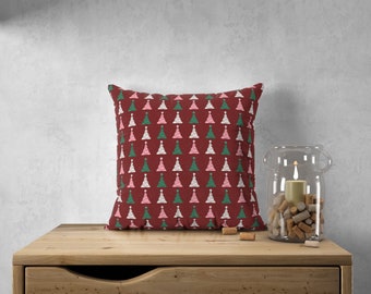 Pink | White | Green - NFLD Tricolour Christmas Decorative Pillowcase