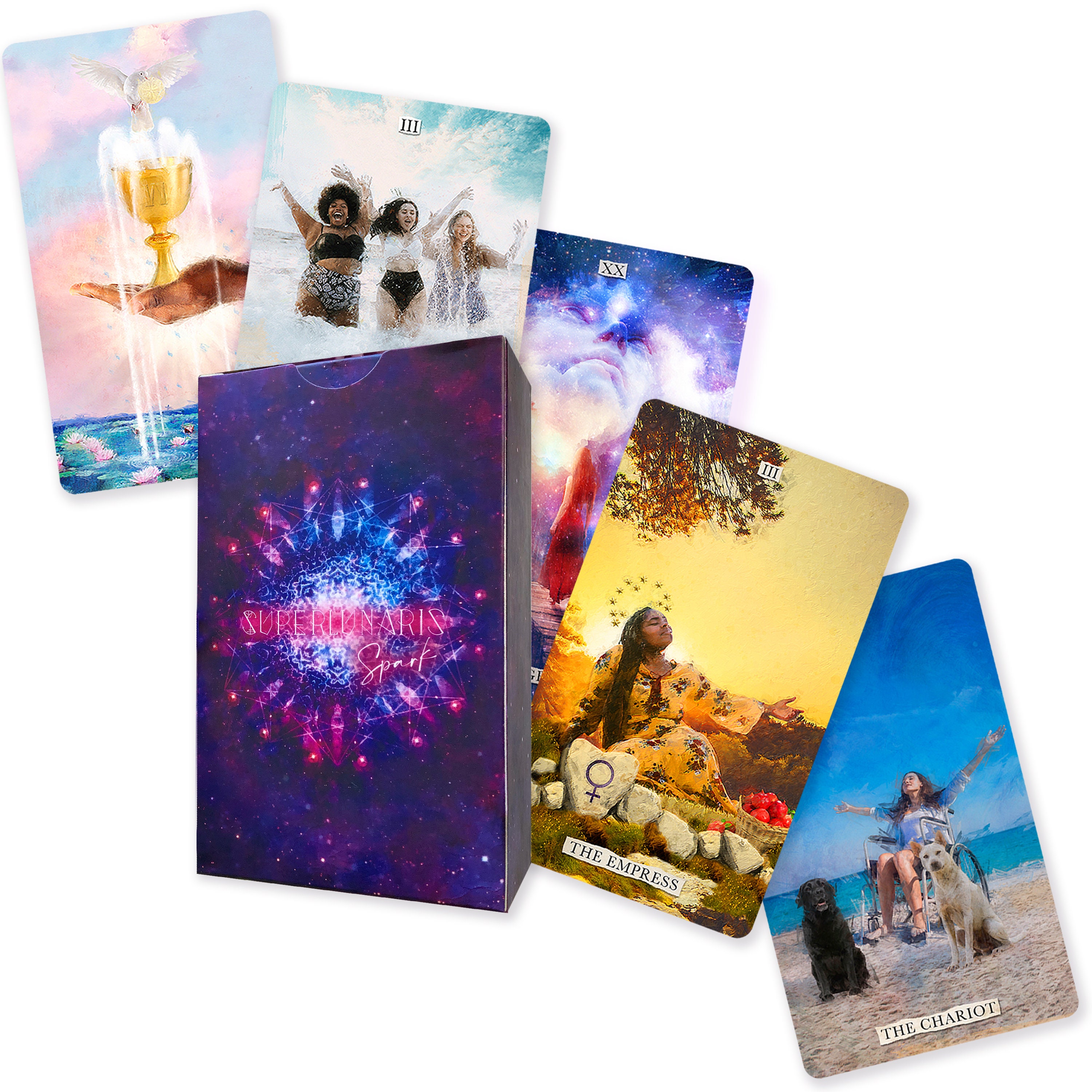 NEW Superlunaris Spark Linen Edition Tarot Deck Inclusive - Etsy Sweden