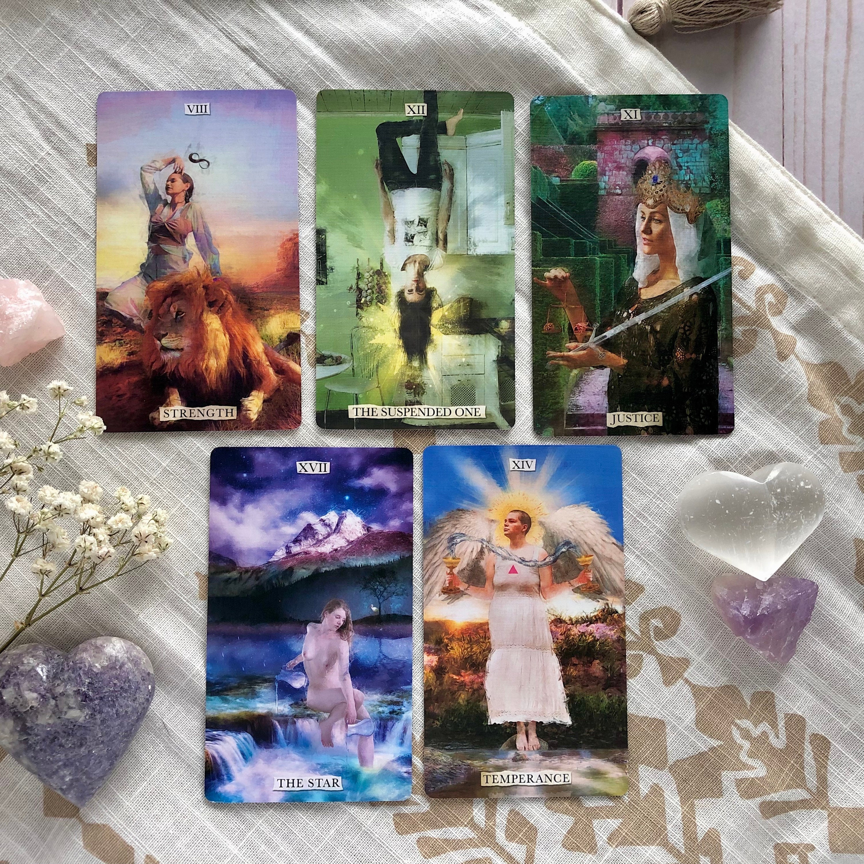 NEW Superlunaris Spark Linen Edition Tarot Deck Inclusive - Etsy Sweden