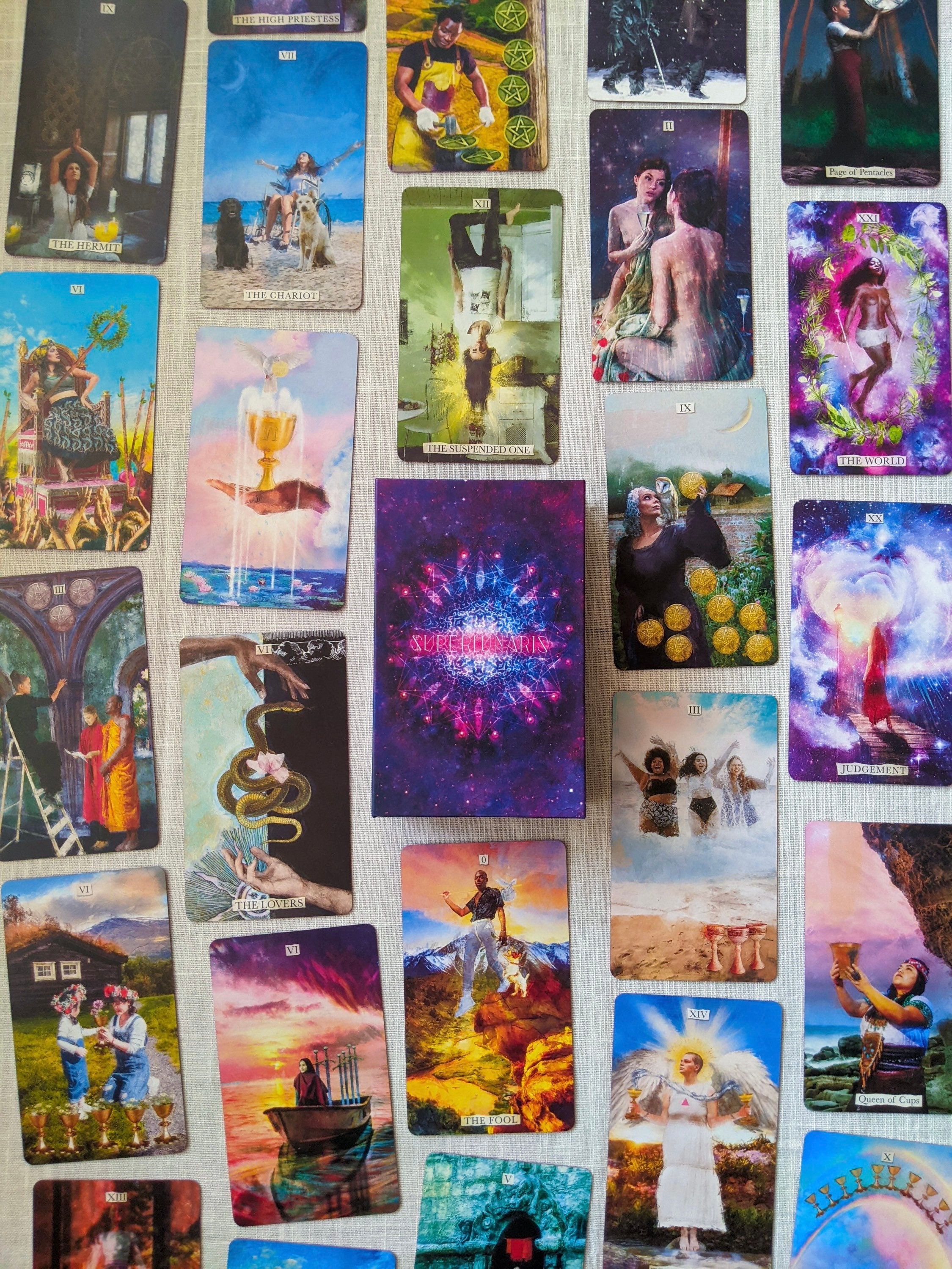 Superlunaris Tarot Deck Tarot Cards Indie Tarot Deck Tarot - Etsy Australia