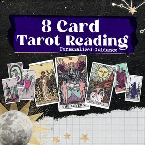 Tarotlezen met 8 kaarten: gepersonaliseerde begeleiding in 12-24 uur online