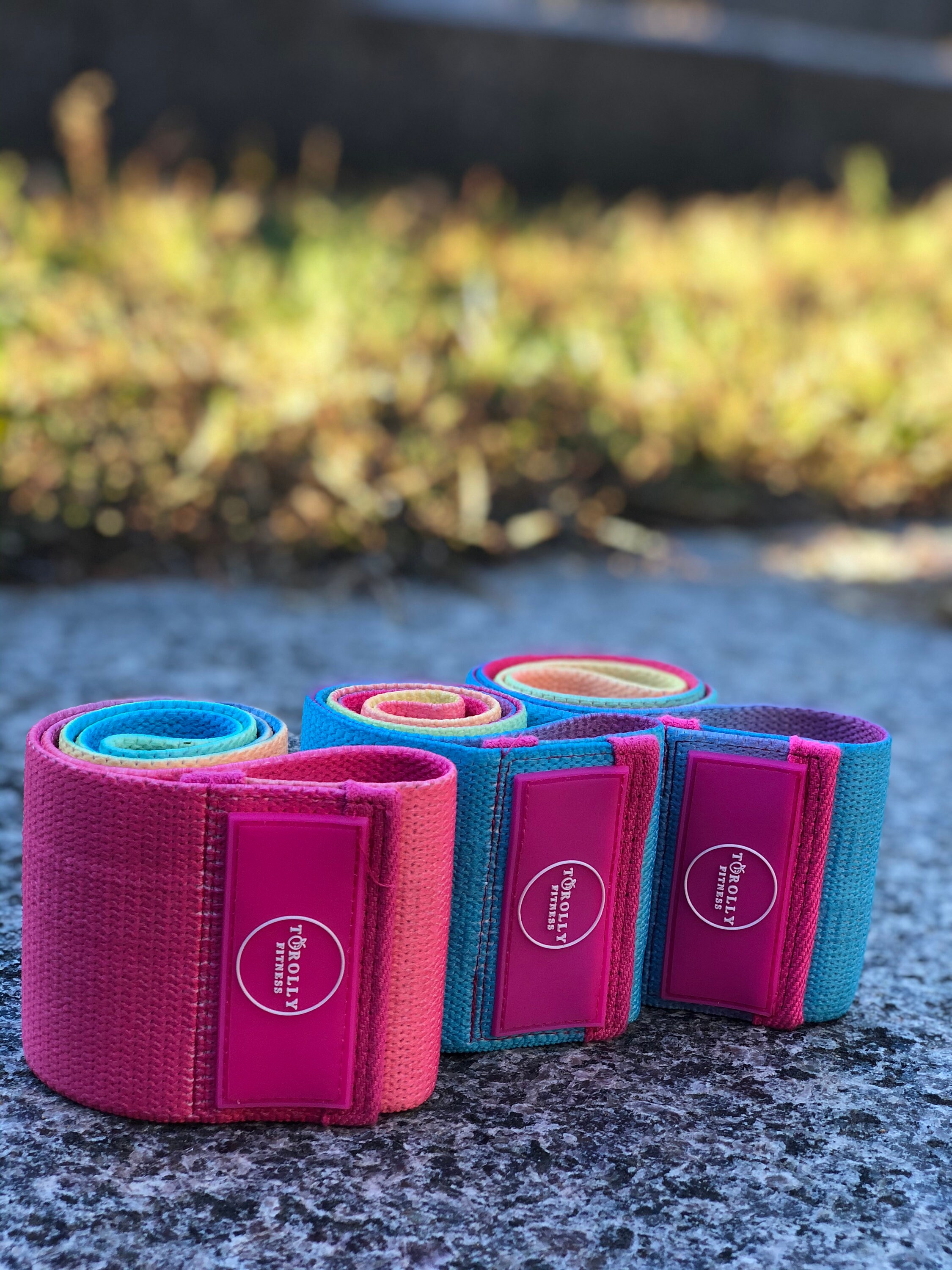 Premium Fabric Gradient Resistance Bands Set of 3 Etsy