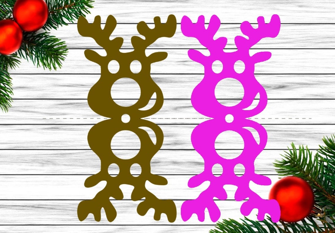 Rudolph Reindeer Lollipop SVG 2021 Sucker Holder Silhouette Etsy