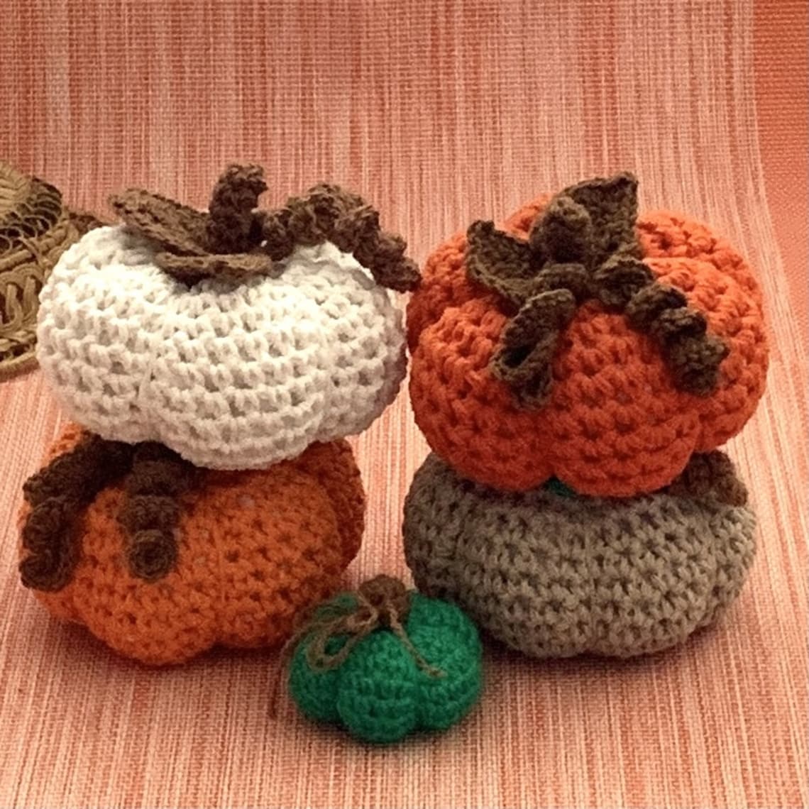 Crochet Pumpkin stems halloween Pattern PDF diy halloween Etsy