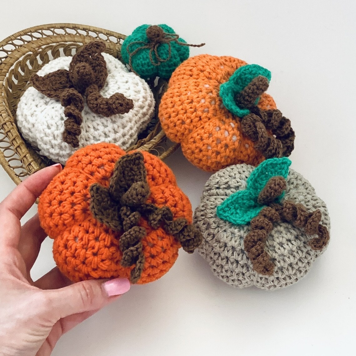 Crochet Pumpkin stems halloween Pattern PDF diy halloween Etsy