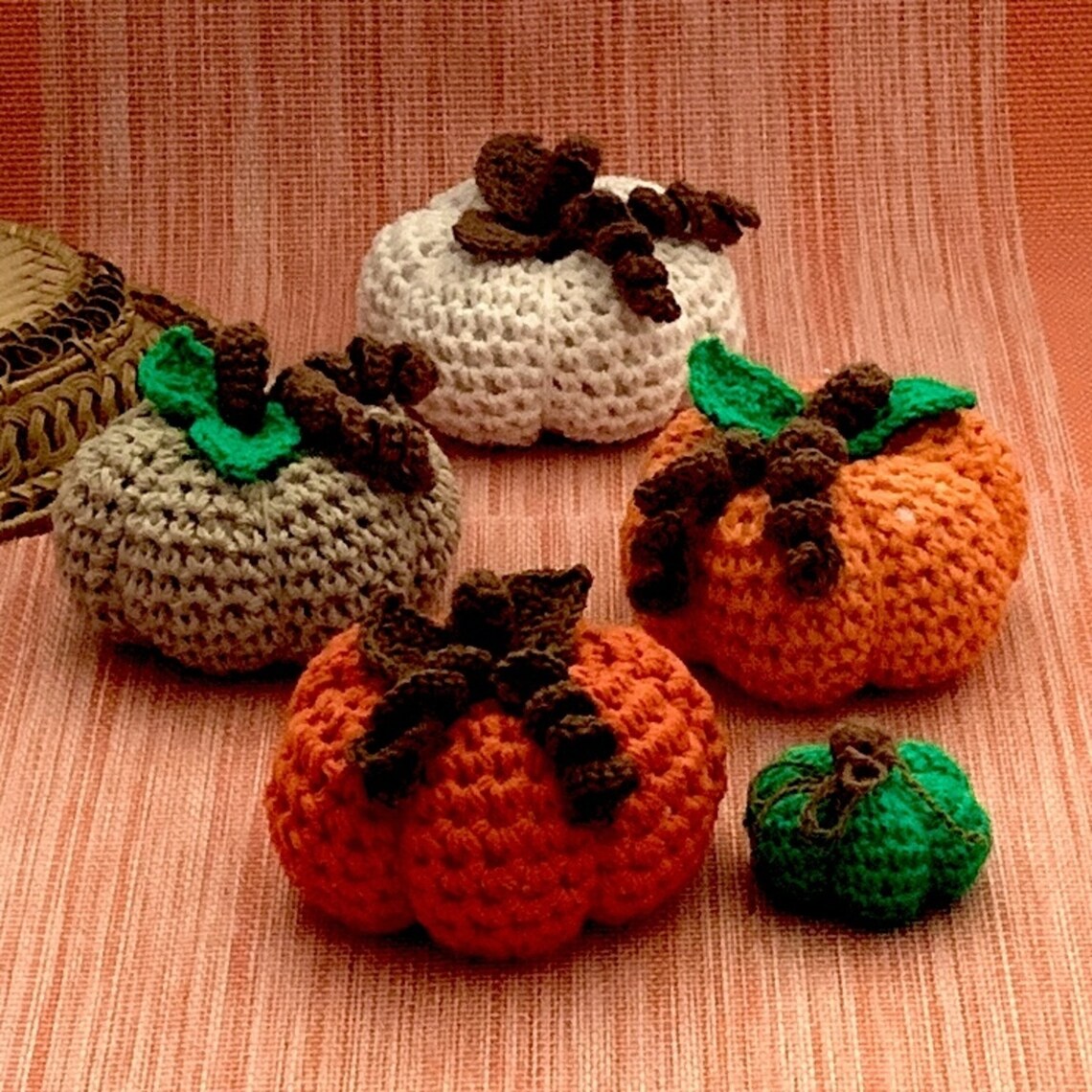 Crochet Pumpkin stems halloween Pattern PDF diy halloween Etsy