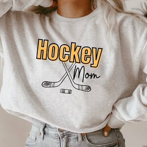 Hockey Mom Hoodie Sweatshirt, Custom Hockey Mom Hoodie, Hockey Hoodie, Hockey Sweatshirt for Mom, Team Mom Gift, Christmas Gift