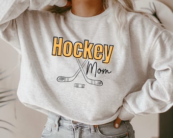 Hockey Mom Hoodie Sweatshirt, Custom Hockey Mom Hoodie, Hockey Hoodie, Hockey Sweatshirt für Mama, Team Mom Geschenk, Weihnachtsgeschenk