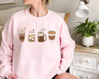 Coffee Sweatshirt, Coffee Sweater, But First Coffee, Gift for Coffee Lover, Coffee Please Shirt, Crewneck Sweatshirt for Women, Coffee Shirt