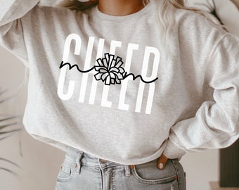 Cheer Mom Crewneck Sweatshirt for Mom Cheer Mom Shirt Mom T Shirt for Women Cheer Mom Tshirt Mothers Day Gift for Cheer Mom Gift