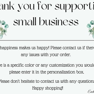 May include: Thank you for supporting small business. Your happiness makes us happy! Please contact us if there are any issues with your order. If there is a specific color or any customization you would like, please enter it in the personalization box. Please don't hesitate to contact us with any questions. Happy shopping! Enchanted Lily Design