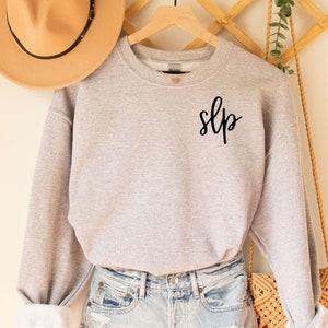 SLP Sweatshirt, Speech Language Pathologist Sweatshirt, Speech Therapist Shirts, Gift for SLP, SLP Crewneck Sweater
