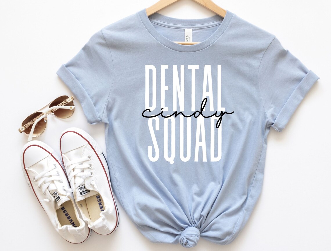 Personalized Dental Squad Shirt Gift for Dentist Dentist Etsy