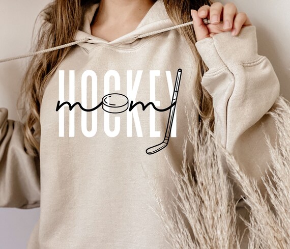 Hockey Mom Hoodie Crewneck Sweatshirt for Mom Hockey Shirt Mom T Shirt for Women Hockey Mom Tshirt Mothers Day Gift for Hockey Mom Shirt