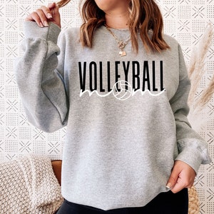 Volleyball Mom Graphic Sweatshirt