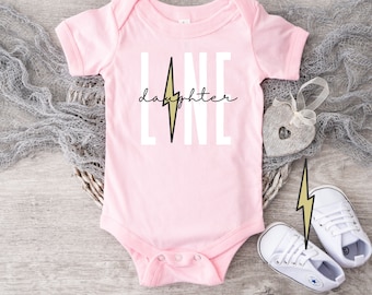 Lineman Daughter Baby Outfit for Line Daughter Shirt Lineman Tee Daughter Tee Electricians Mom Lineman Gift for Mom