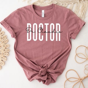 Personalized Doctor Sweatshirt, Custom PHD Gift, New Doctor Sweater, Medical Student Gift PHD Graduate, New Dr Gift Phd Graduation Gifts