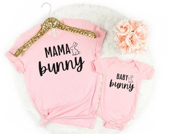 mom and daughter easter shirt - Mama bunny shirt - womens easter shirt - easter tee - mommy and me easter - Mommy and me easter shirt