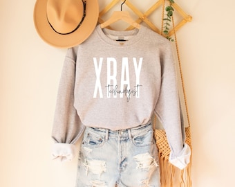 Xray Technologist Sweatshirt X-ray Tech Crewneck Sweatshirts T-Shirts Shirts Radiologic Technologists Radiographers Rad Tech Week Gifts
