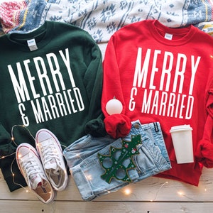 Erstes Weihnachten Verheiratet - Mr und Mrs Christmas - Unsere erste Weihnachten Verheiratet als Mr und Mrs - personalisiert