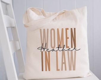 Custom Frauen in Law Tote, Rechtsbeistand Tasche, Geschenk für Rechtsbeistand, Jura Schule Geschenk für Jura Student, Canvas Tasche, Canvas Boho Tote, Anwalt Geschenke