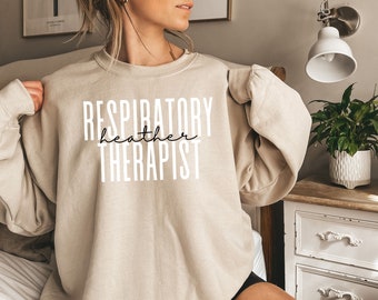 Custom Respiratory Therapist Sweatshirt, Respiratory Therapy Sweater, Gift for RT Grad, RT Shirt, Rt Gift, Respiratory Therapist Gifts