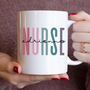 Personalized Nurse Graduation Gift Nurse Gift New Nurse Gift Personalized Nurse Coffee Mug Custom Graduation Gifts for New Nurse