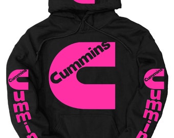 pink cummins hoodie