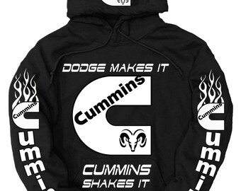 cummins logo hoodie