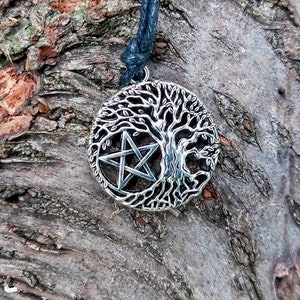 FaithHeart Collier Wicca Pendentif Pentagramme Prénom