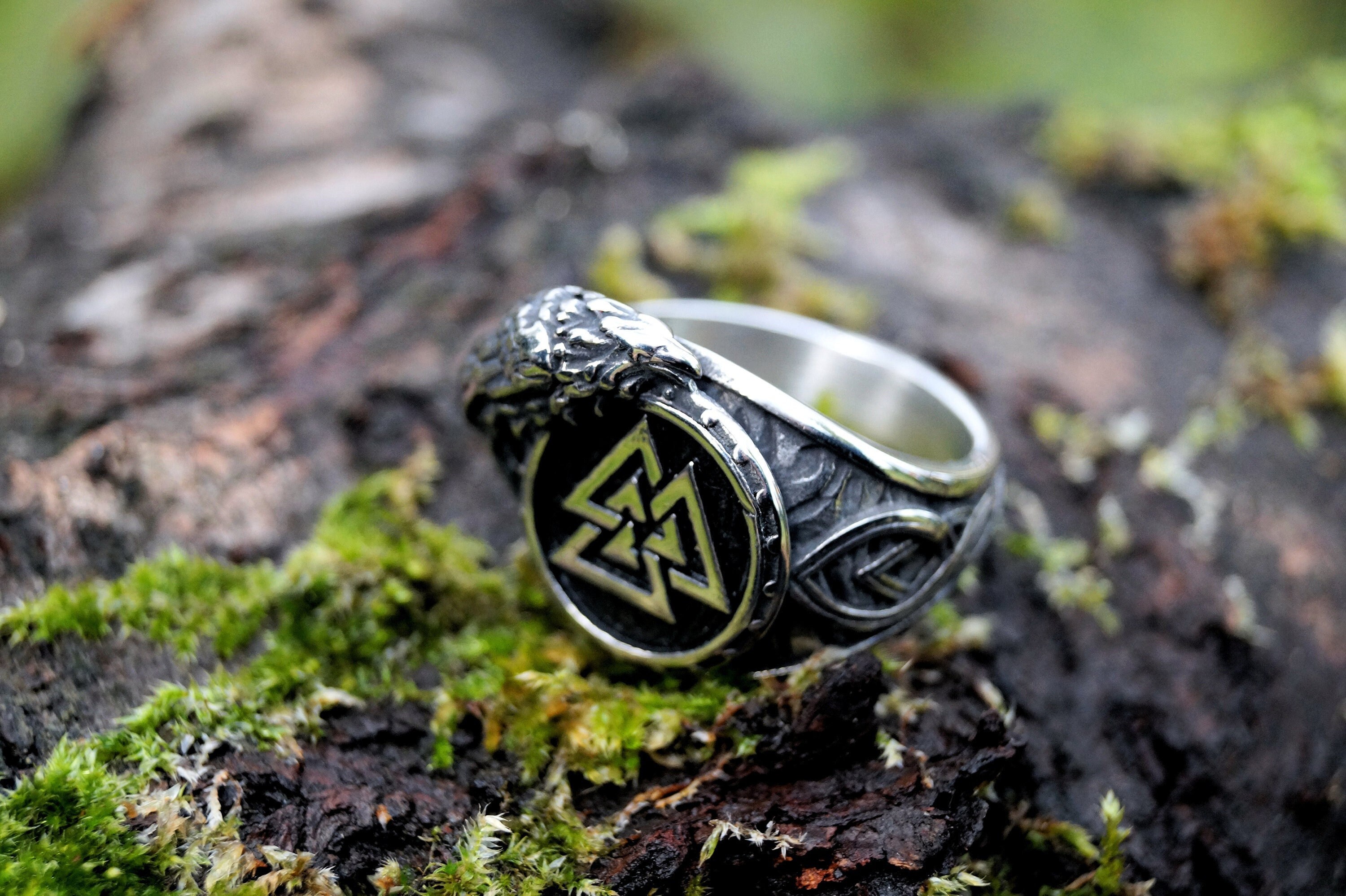 Bague symbole d odin Etsy France