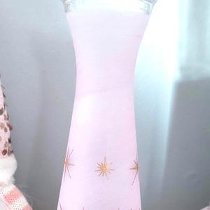 Vintage 1950s Mid-Century Modern Bartlett Collins pink glass vase