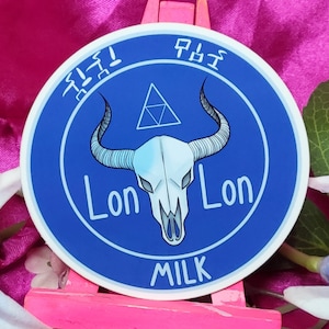 Lon Lon Milk Zelda Inspired Sticker