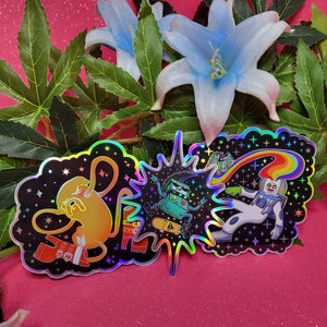 Cosmic Adventure Holographic Sticker Pack