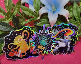 Cosmic Adventure Holographic Sticker Pack