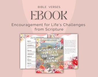 Bible Verse Ebook - Encouragement for Life's Challenges from Scripture