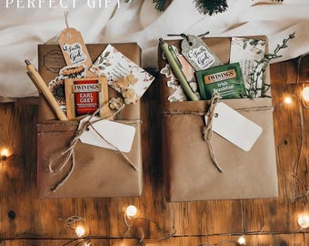 Premium Christian Blind Date With a Book • NEW Book Included • Gift Wrapped • Tea & Bookmark • Scripture Card • Cozy Reading Gift Christmas