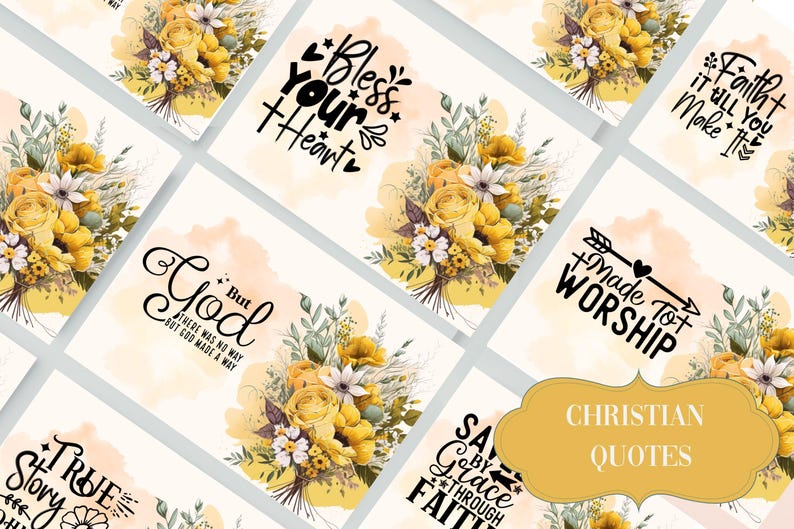 Printable Bible Verse Cards Friendship | Set of 6~size 4x6 ...