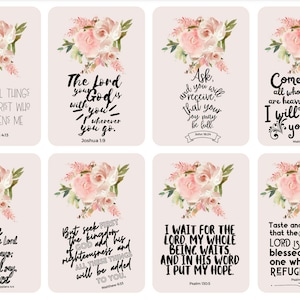 Bible Verse Cards Printable | Set of 8 inspirational Cards | Digital Scripture Cards -03