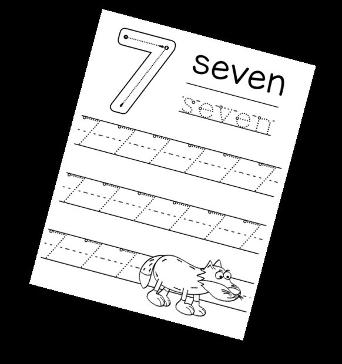 printable arctic animal number tracing worksheets 0 10 etsy