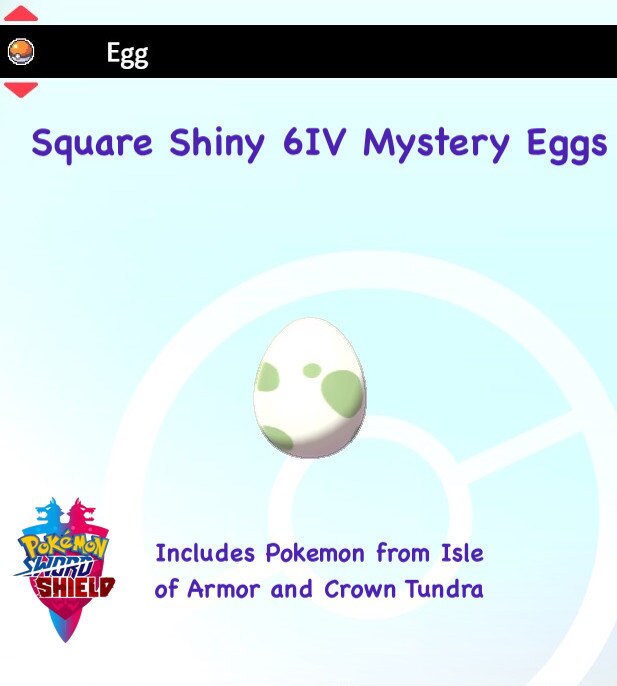 ✨Shiny Galar Pokedex, Pokemon Sword & Shield, ✨Ultra Shiny 6IVs, Crown  Tundra