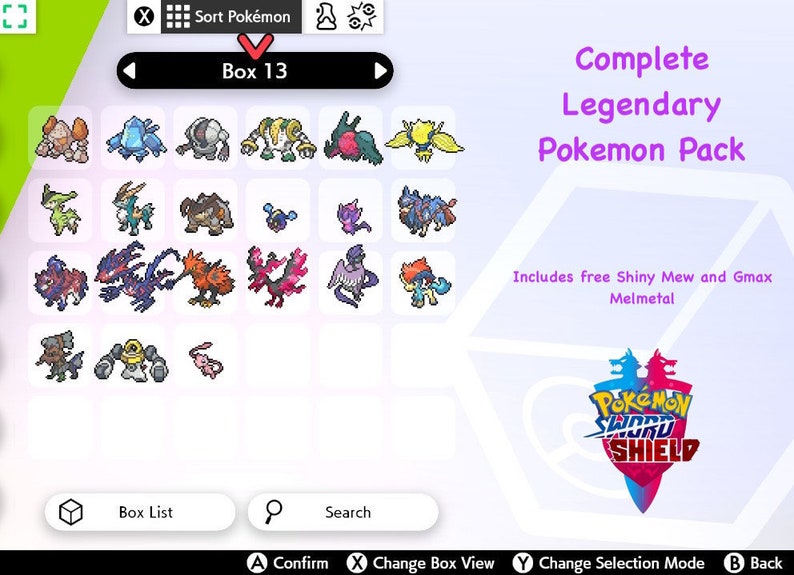 Shiny Locked Pokemon Sword And Shield List