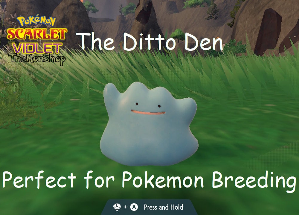 🍊Shiny/Non-shiny Ditto Japanese Destiny Knot 6IV🍇Scarlet/Violet (💯Legal)