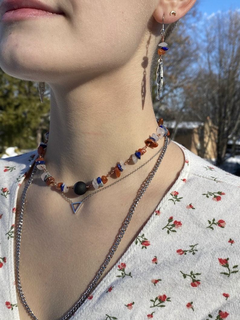 Fruit Smoothie Gemstone Jewelry Set