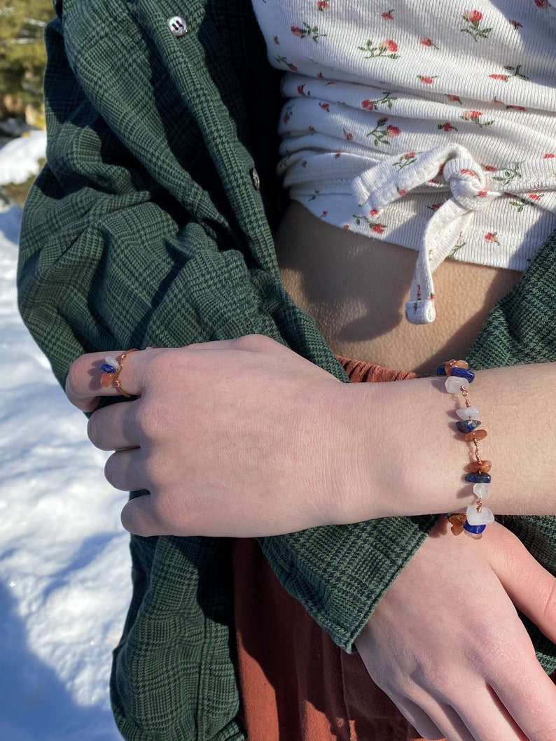 Fruit Smoothie Gemstone Jewelry Set