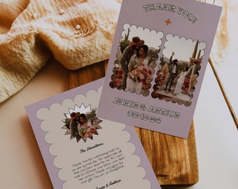 Wedding Thank you card template, Wedding thank you card, Thank you memo, Thank you card template, wedding stationary, wedding guest